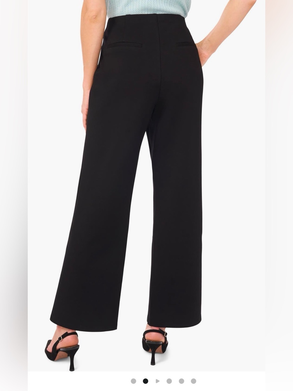 Halogen ‘Whitney Fit’ Wide Leg Black Dress Pants - size8